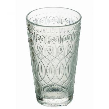 12 pahare decorate din sticlă transparentă pentru băuturi - Maroccobic