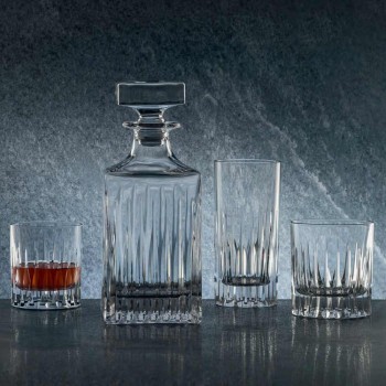 12 pahare cu whisky scăzut sau apă de pahar în cristal ecologic - Voglia