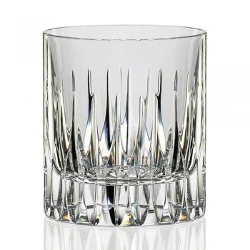 12 pahare cu whisky scăzut sau apă de pahar în cristal ecologic - Voglia
