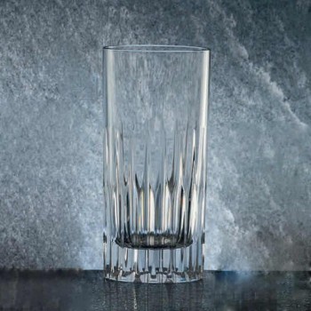 12 pahare de băuturi lungi în pahar din cristal ecologic - Voglia