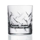 12 pahare pentru whisky sau apă în cristal ecologic cu decorațiuni moderne - aritmie Viadurini