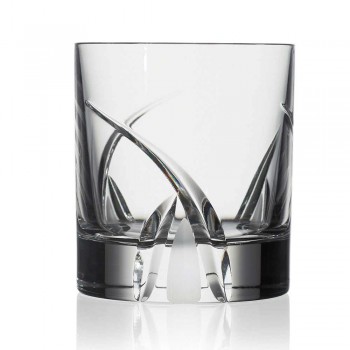 12 ochelari cu pahare mici în design Eco Crystal Luxury - Montecristo