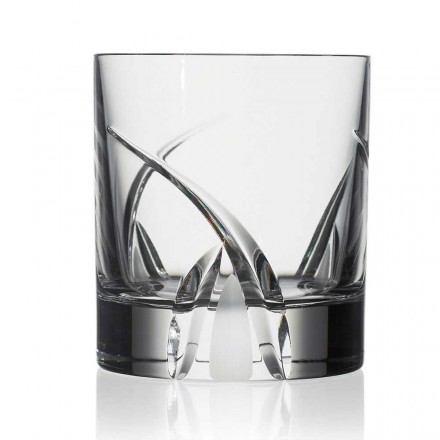 12 ochelari cu pahare mici în design Eco Crystal Luxury - Montecristo Viadurini