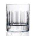12 pahare de apă de whisky sau cristal cu decor liniar de lux - aritmie