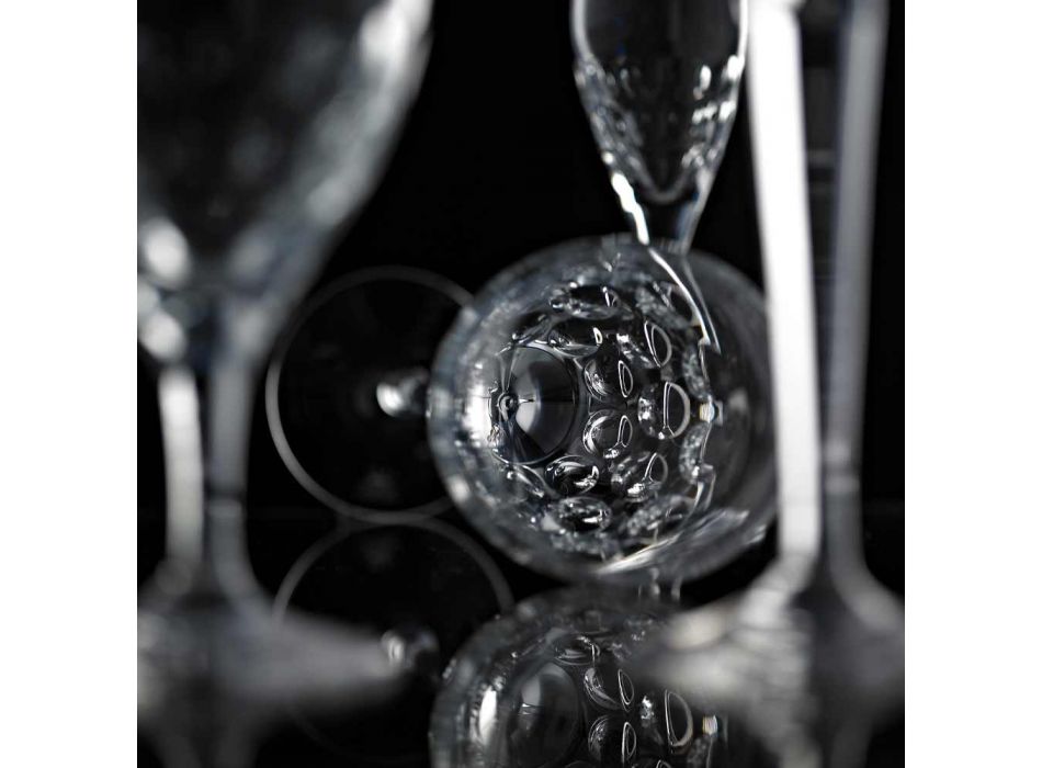 12 pahare de bere în design ecologic de lux decorat cu cristale ecologice - Titanioball Viadurini