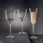 12 pahare de vin alb în cristal ecologic Design minimal de lux - neted Viadurini