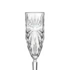 12 pahare cu flaut Pahar pentru șampanie sau Prosecco în cristal Eco - Daniele Viadurini