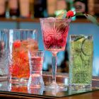 12 pahare de cocktail Highball High Highball sau apă decorată de lux - Destin Viadurini
