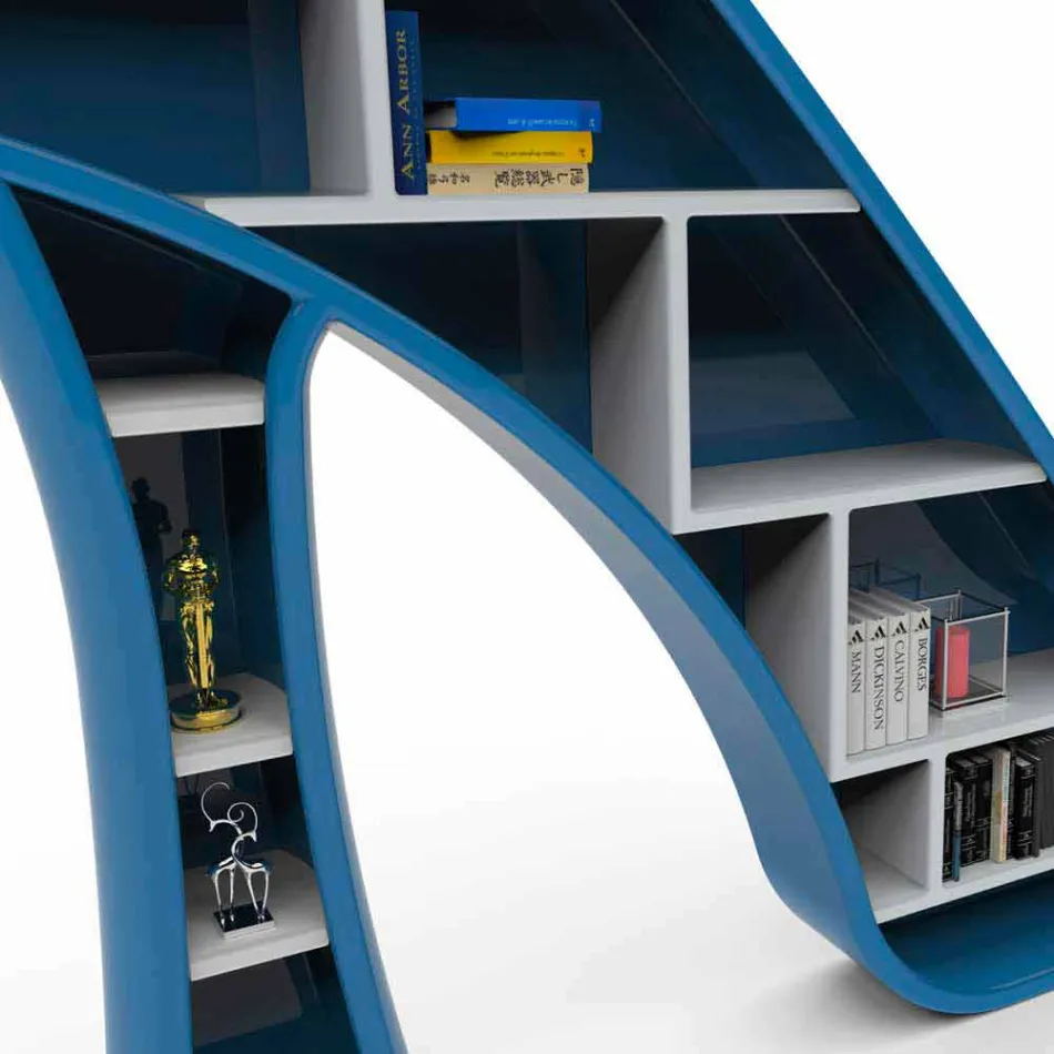 Biblioteca Design Lady Made in Italy Viadurini