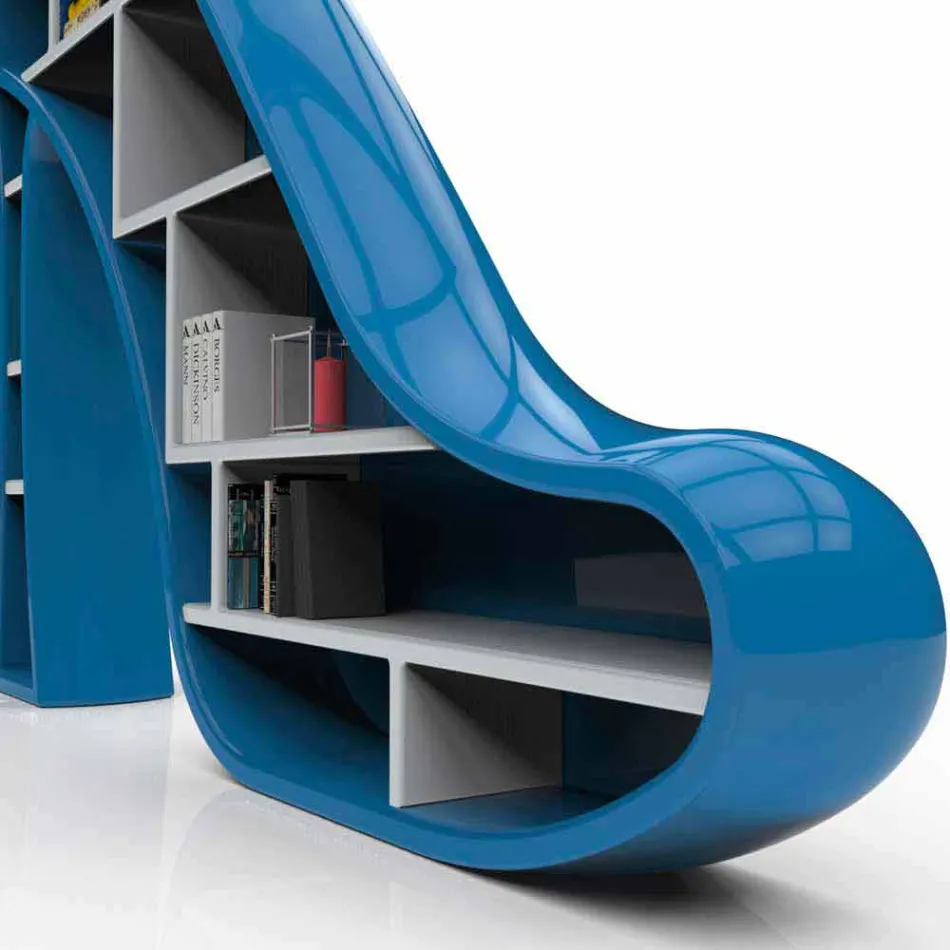 Biblioteca Design Lady Made in Italy Viadurini