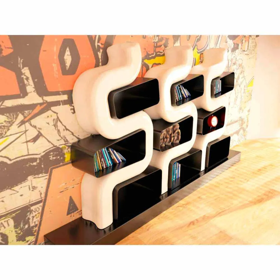 Biblioteca modernă Ser P Made in Italy Viadurini