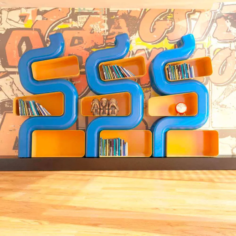 Biblioteca modernă Ser P Made in Italy Viadurini