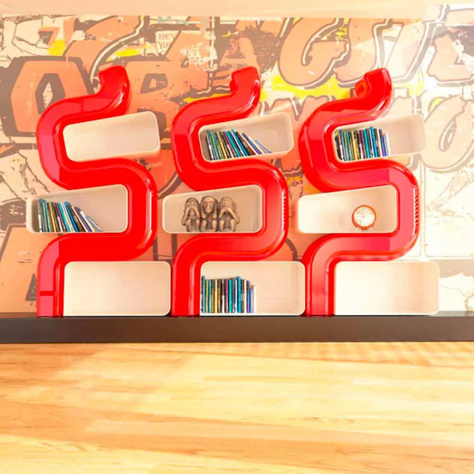 Biblioteca modernă Ser P Made in Italy Viadurini