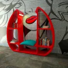 Shelley Modern Bookshelf Realizat în Italia Viadurini
