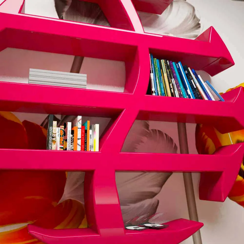 Design Stevenson Bookshelf Realizat în Italia Viadurini