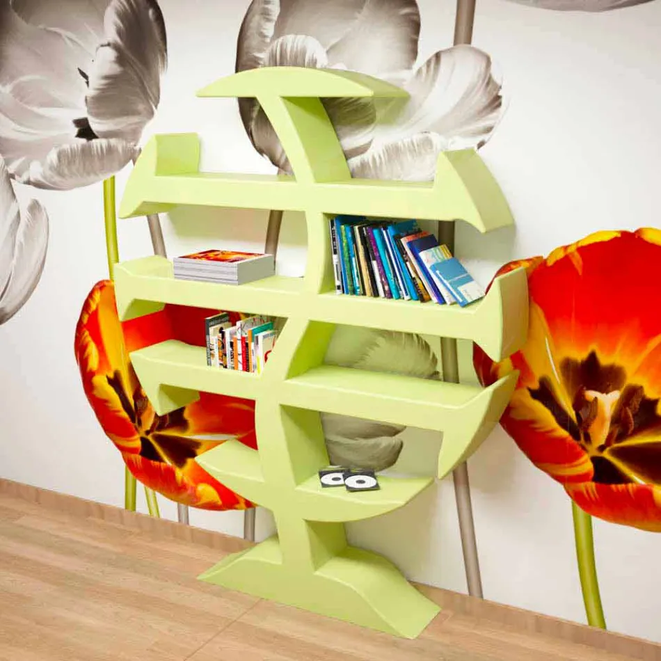 Design Stevenson Bookshelf Realizat în Italia Viadurini