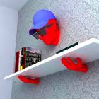 Shelf Design Vladimir Fabricat în Italia Viadurini