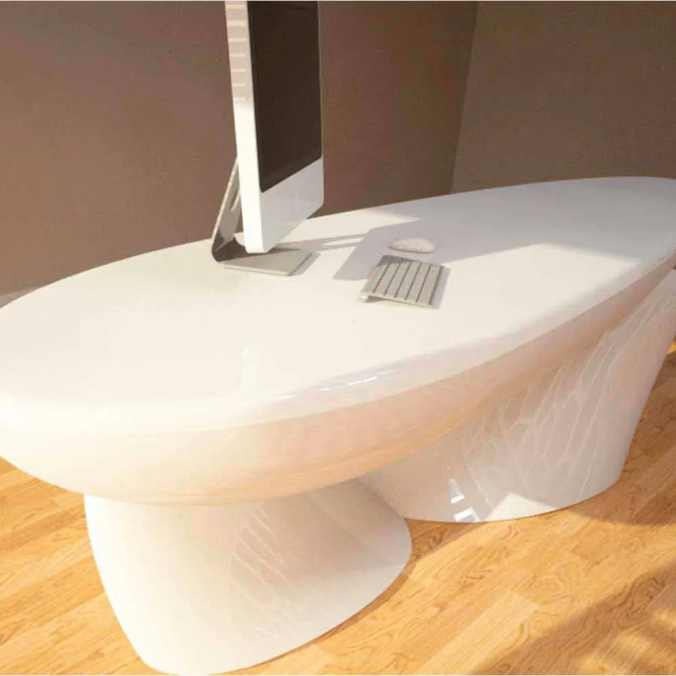 Sofstone Design Birou de birou realizat în Italia Viadurini