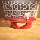 Sofstone Design Birou de birou realizat în Italia Viadurini