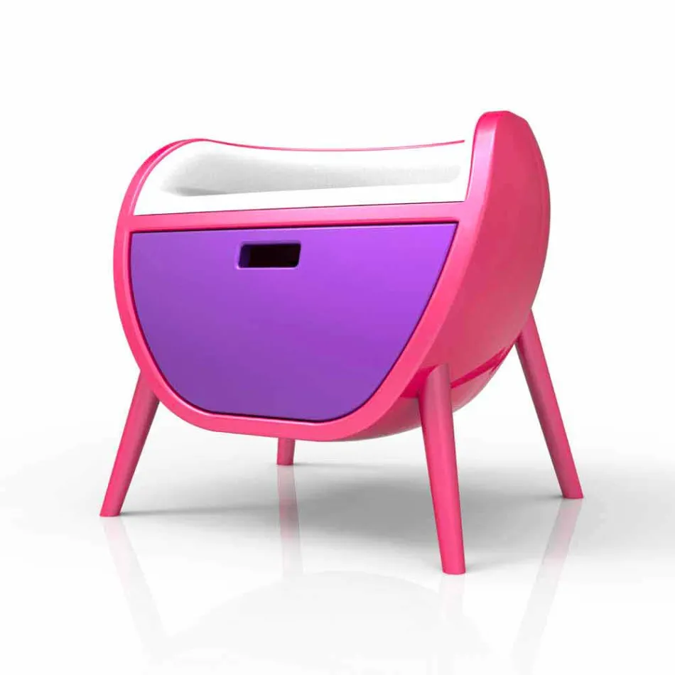 Design modern de masă de noptieră Gauche Realizat în Italia Viadurini