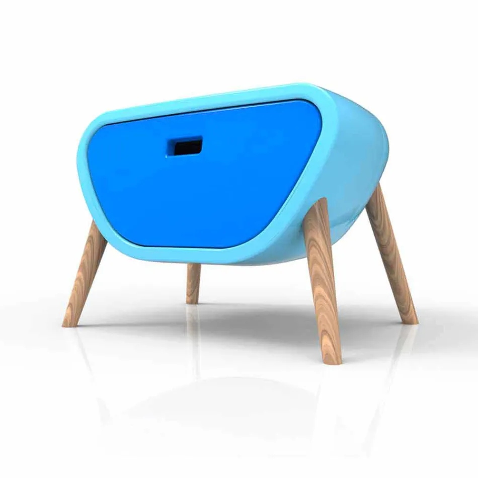 Modern Design de masă de noptieră Little Gauche Made in Italy Viadurini