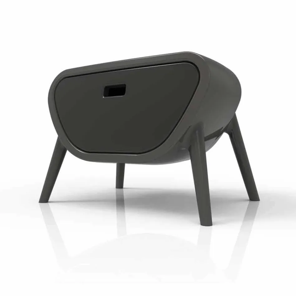 Modern Design de masă de noptieră Little Gauche Made in Italy Viadurini