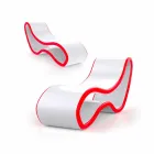 Chaise Longue Design Lory Realizat în Italia Viadurini