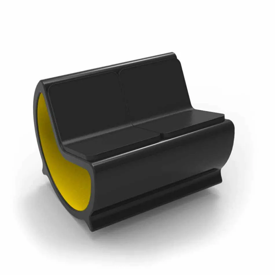 2 Locale Rocking Sofa Design Moon Made in Italia Viadurini