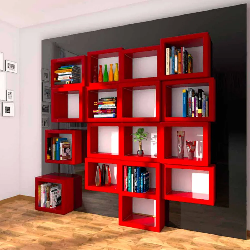 Design Biblioteca Fra011 Realizată în Italia Viadurini