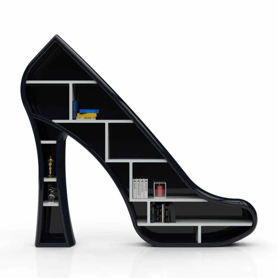 Biblioteca Design Lady Made in Italy Viadurini