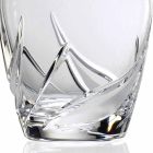 2 sticle de whisky din cristal cu capac de design decorat de lux - Advent Viadurini