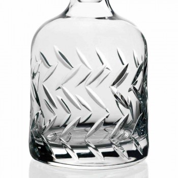 2 sticle de whisky de cristal ecologice cu capac decorativ vintage - aritmie