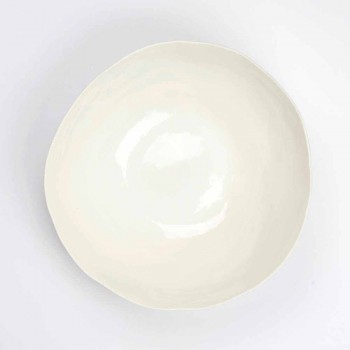 2 boluri de salată în porțelan alb Piese unice de design italian - Arciconcreto