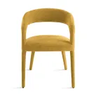 2 fotolii tapițate în material Bouclè cu cadru acoperit - Domenica Viadurini