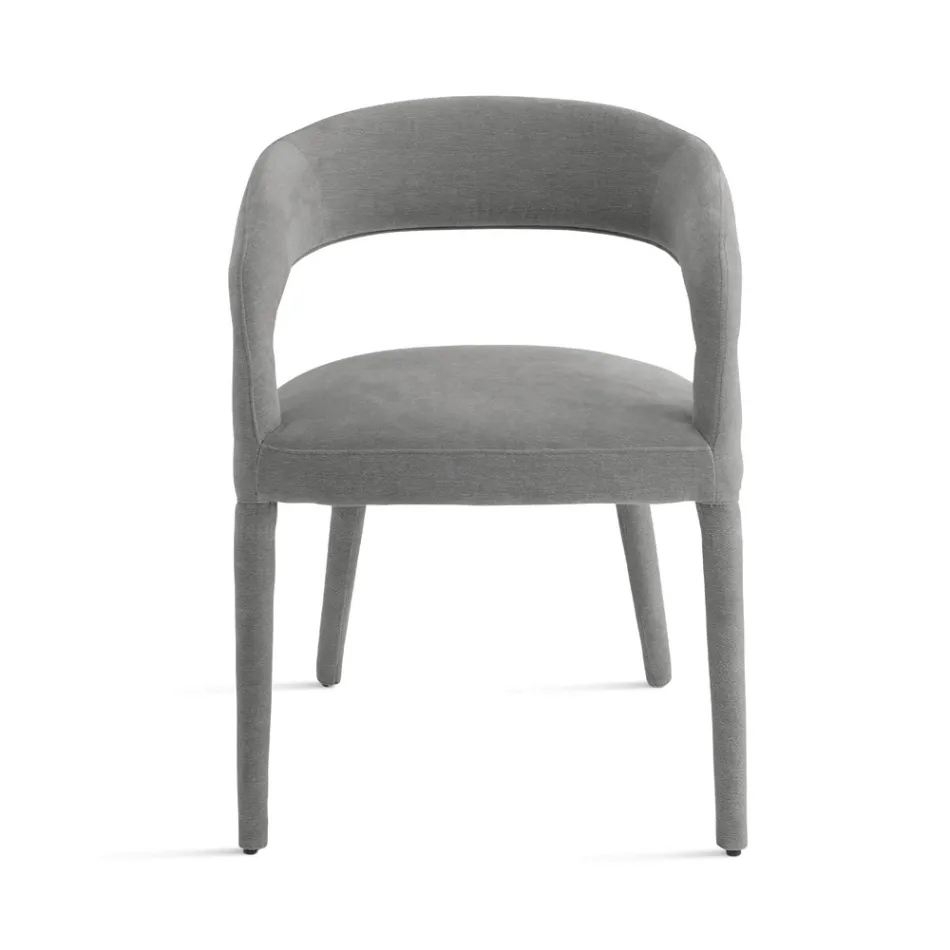 2 fotolii tapițate în material Bouclè cu cadru acoperit - Domenica Viadurini