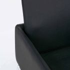 2 scaune cu cotiere acoperite în piele Design modern Homemotion - Farra Viadurini