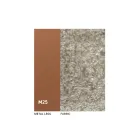 2 Scaune de Interior din Metal cu Șezut din Material Textil Bliss - Avenia Viadurini