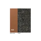 2 scaune de interior din metal cu șezut din material textil Bliss - Avenia Viadurini