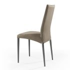 2 scaune de sufragerie din țesătură de culoare Caribou și picioare antracit Made in Italy - Kite Viadurini