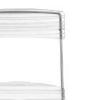 2 Scaune Stivuibile din Plexiglass și Fier Made in Italy - Timon Viadurini