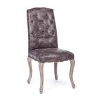 2 scaune de sufragerie cu scaun tapițat și tapițat Homemotion - Mania Viadurini