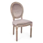 2 scaune de sufragerie cu design clasic în poliester Homemotion - Dalida Viadurini