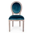 2 scaune de sufragerie cu design clasic în poliester Homemotion - Dalida Viadurini