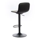 2 Scaune cu Gas Lift, Microfibra si Scaun Metal - Adonis Viadurini