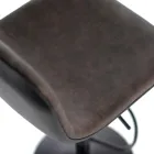 2 Scaune cu Gas Lift, Microfibra si Scaun Metal - Adonis Viadurini