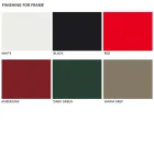 2 taburete în aer liber stivuibile din metal și polipropilenă fabricate în Italia Annice Viadurini