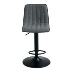 2 scaune de living cu șezut tapițat din material textil în culori diferite - Impeto Viadurini