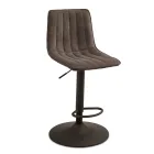 2 scaune de living cu șezut tapițat din material textil în culori diferite - Impeto Viadurini