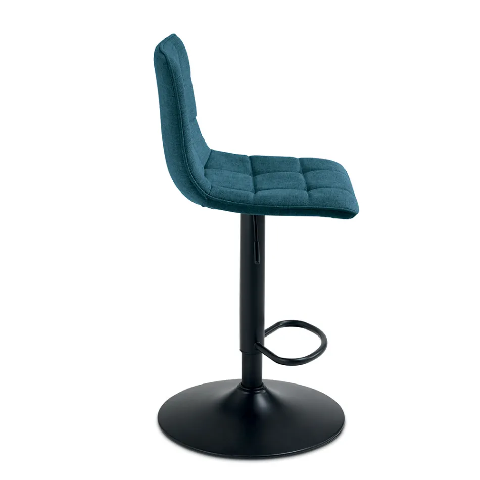 2 scaune de living cu șezut din material textil în culori diferite - Corrente Viadurini