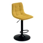 2 scaune de living cu șezut din material textil în culori diferite - Corrente Viadurini